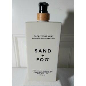 Sand +‎ Fog Eucalyptus Mint Body Wash/Shower Gel 32 oz New